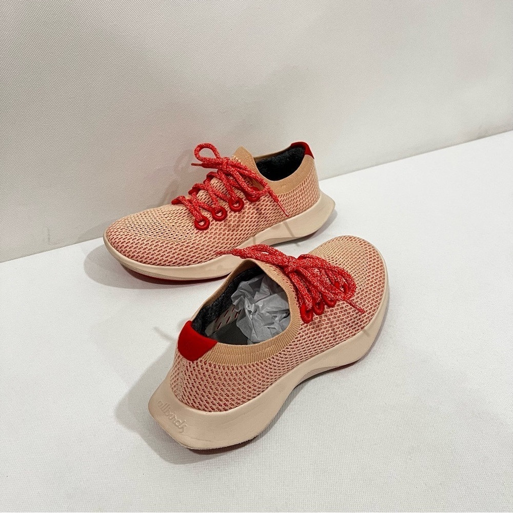 Allbirds Tree Dasher Size 8 Men's Shoes Orange Heathered Slip-On Lightweight